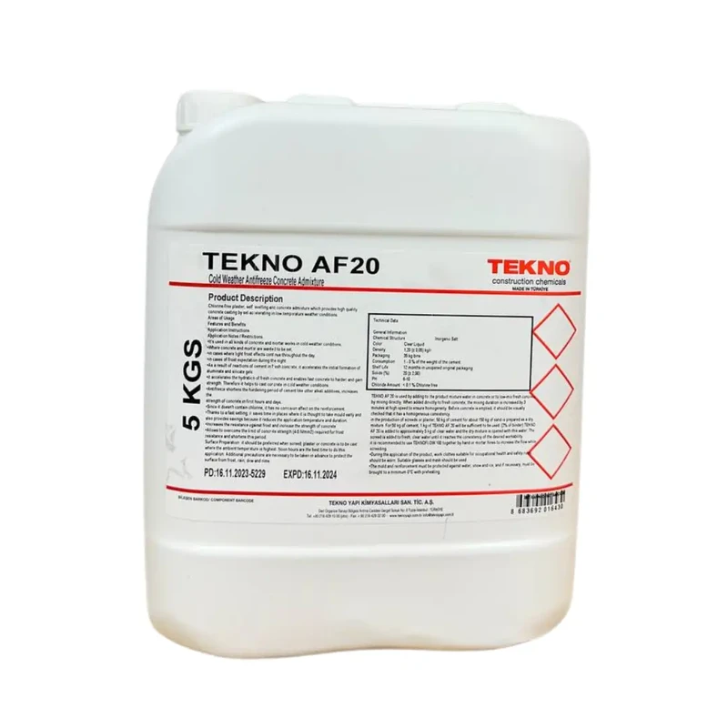 Противоморозная добавка для бетонных растворов TEKNO Teknoantifreeze 5 кг
