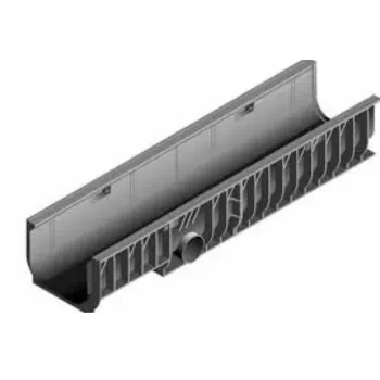 Жолоб HAURATON Recyfix Standard 100 (150х134х1000), тип 01 (versio 2012), РР-РЕ, 1м.п.