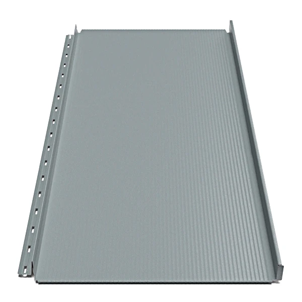 Клікфальц RUUKKI Classic Design 475 C/D/M + Sound ins. Green Coat Pural mat BT 0,50 мм RR21 Сіра галька