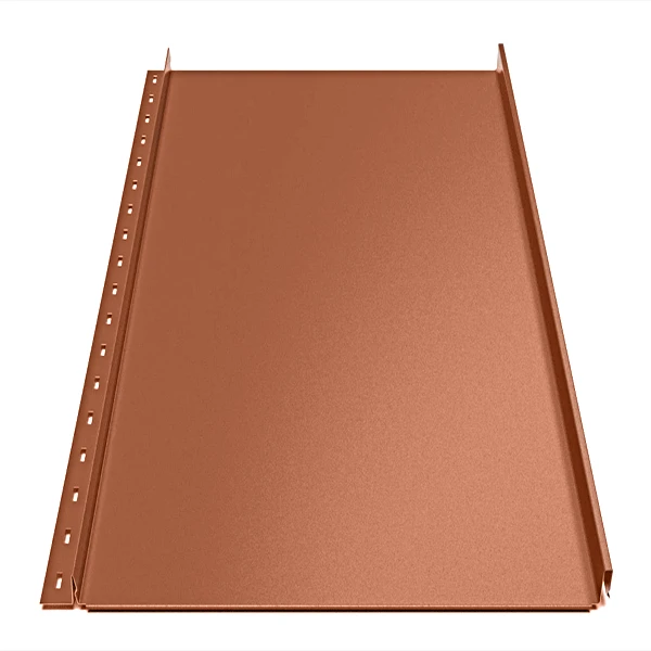 Клікфальц RUUKKI Classic (С,М) R50 Plus Pural mat BT 0,50 мм RR750 Цегляно-червоний