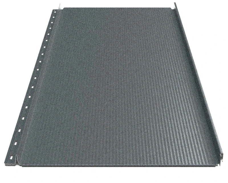 Клікфальц Будсервіс "Преміум" П4 Relief iceCrystal mat Thyssen krupp 0.50 mm RAL 7016 Графіт