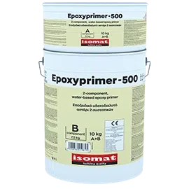 Эпоксидная грунтовка на водной основе Isomat EPOXYPRIMER-500 Комплект (А+В) 20 кг, светло-желтый