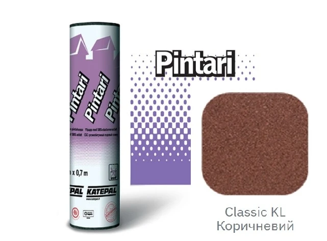 Битумная черепица Katepal Ендовый ковер Pintari Classic KL Коричневый