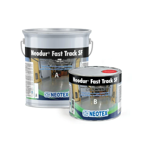 Швидкосохнуча аліфатична полісечовина NEOTEX Neodur Fast Track SF Комплект (А+В) 4,5 кг білий RAL 9003