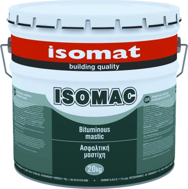 Битумный герметик Isomat ISOMAC 20 кг, черный
