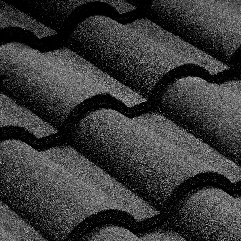 Композитная черепица QueenTile Verona Black Grey
