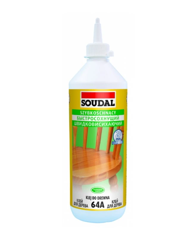 Клей для дерева еxpress Soudal 64А PVAC D2 0.25кг