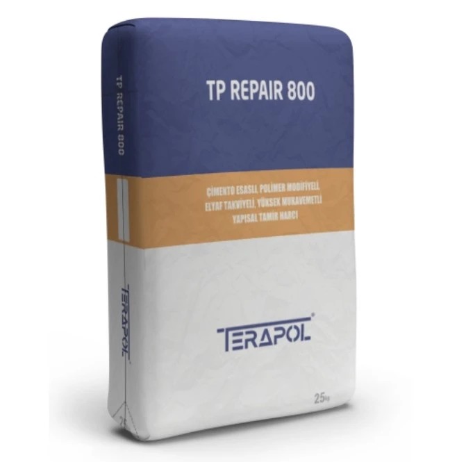 Ремонтна тиксотропна цементна суміш Terapol TP REPAIR-800 клас R4, мішок 25 кг
