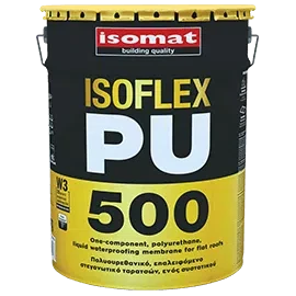 Поліуретанова рідка гідроізоляційна мембрана Isomat ISOFLEX-PU 500 1 кг, сірий