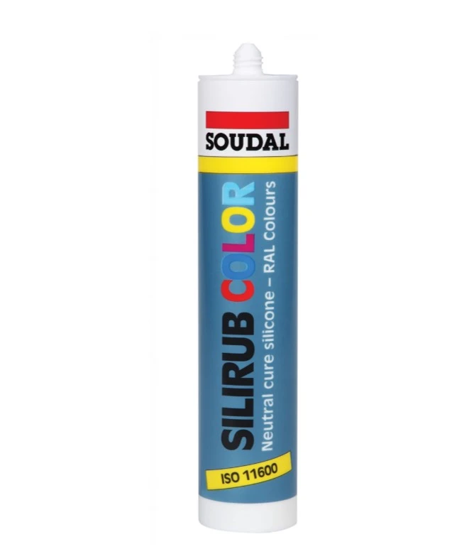 PROF Герметик Soudal SILIRUB Color Ral 7016 графитовый 300мл