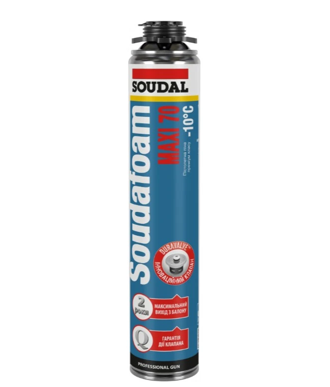 Пена монтажная Soudal Soudafoam MAXI 70 870мл