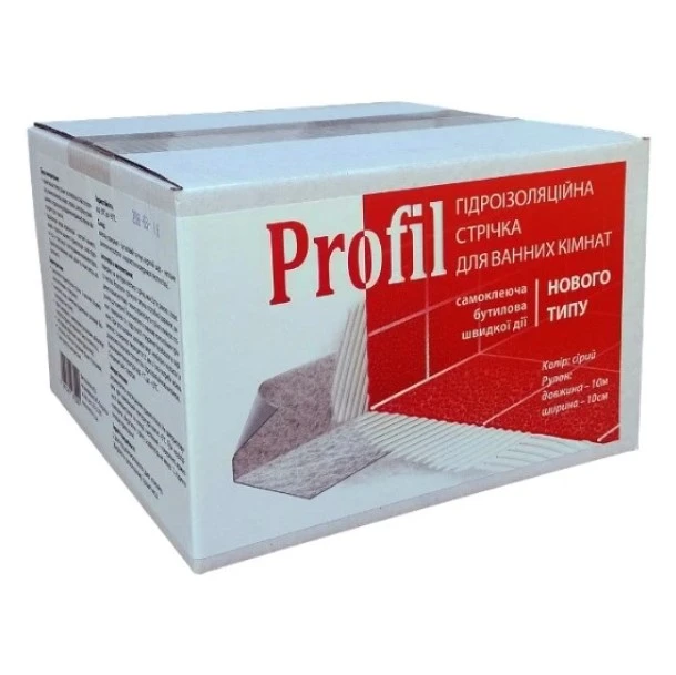 Лента бутиловая гидроизоляционная Soudal Profil 100мм*10м