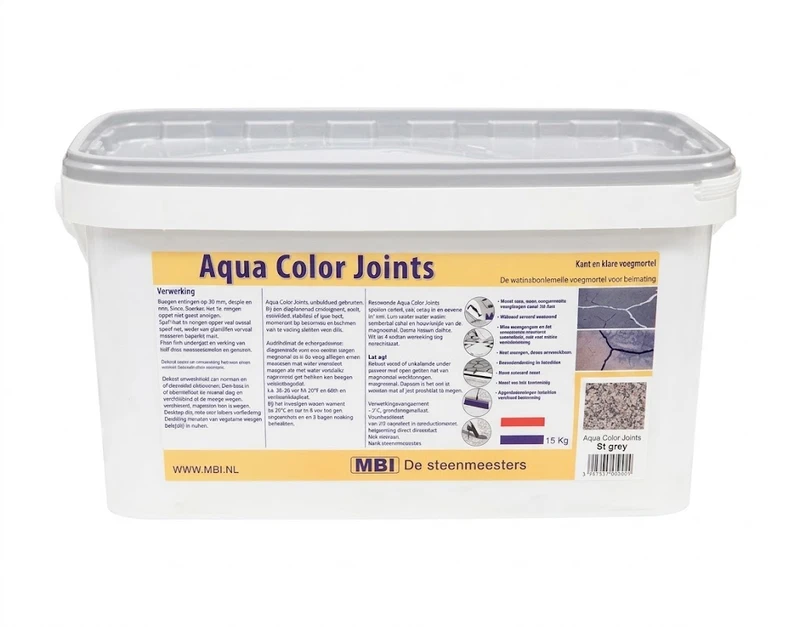 Затирка для стыков MBI Aqua Color Joints базальтовый, ведро 15 кг