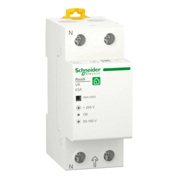Реле напряжения Schneider Electric 63А, RESI9 1P+N 63A (C2) 