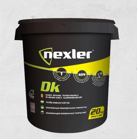 Мастика битумно-каучуковая универсальная Nexler DK 20 кг