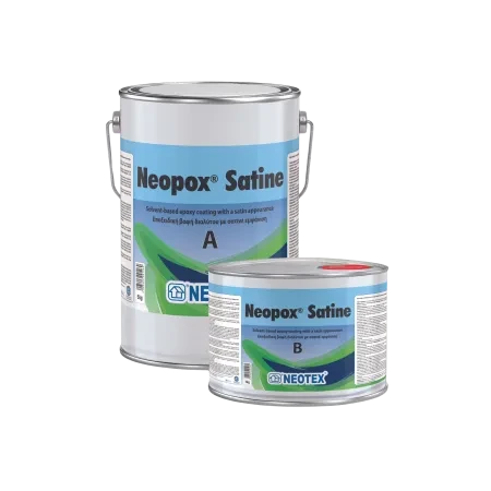 Епоксидне покриття для підлог NEOTEX Neopox Satine Комплект (A+B) 12 кг світло-сірий