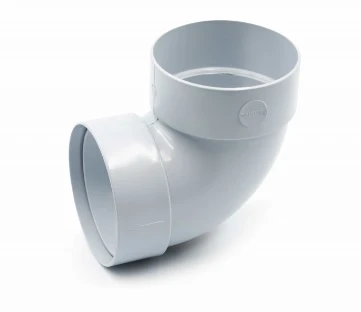Отвод двумуфтовый RainWay система 130/100 87° RAL 7040 Серый