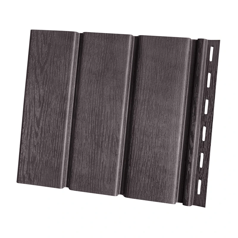 Панель софита RainWay без перфорации 300x3000 (0,9 м2) RAL 8019 Темно-коричневый