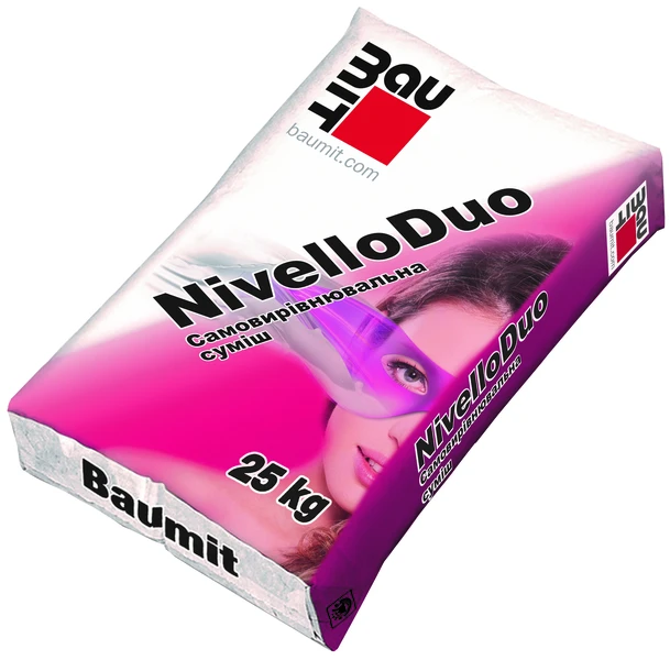 Самовыравнивающаяся смесь BAUMIT Nivello Duo 25 кг