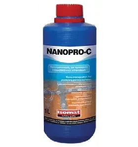 Гидрофобизирующая пропитка для защиты пористых оснований Isomat NANOPRO-C 1 л, прозрачно-белый