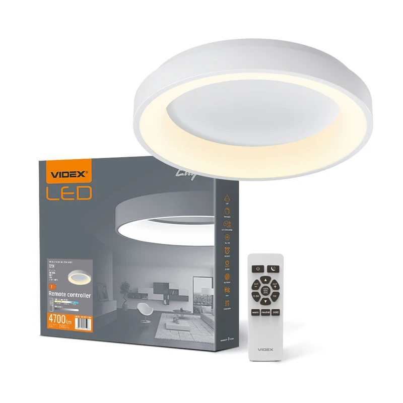 LED світильник Videx EDGE-RC-72W-WHITE (VLE-ERC-72W)