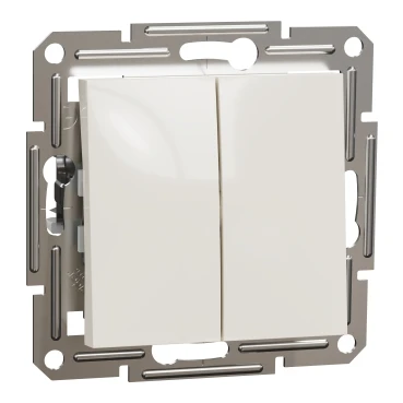 Вимикач Schneider Electric 2-кл. внутр. "ASFORA" без рамки сл.к.