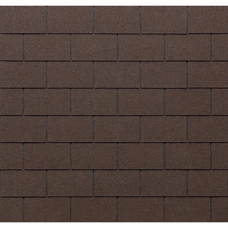 Битумная черепица Tegola Eco Roof Rectangular Mixed Brown