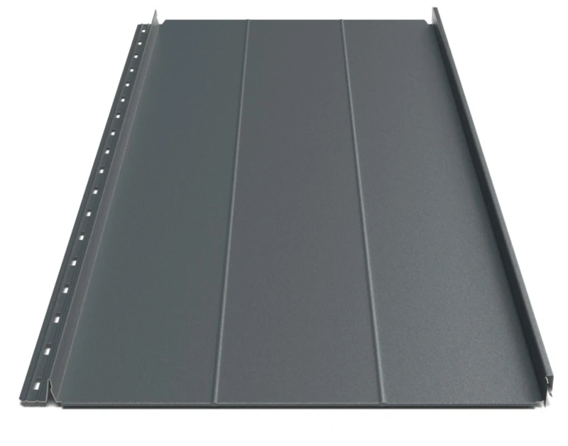 Клікфальц Будсервіс "Преміум" П2 Pladur wrinkle mat Thyssen krupp 0.50 mm RAL 7016 Графіт