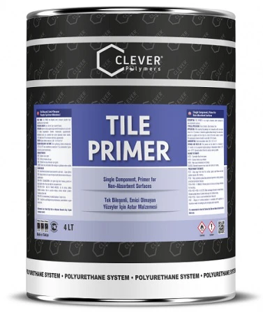 Поліуретанова грунтовка однокомпонентна для непористих поверхонь Clever Polymers PU TILE PRIMER 4 кг