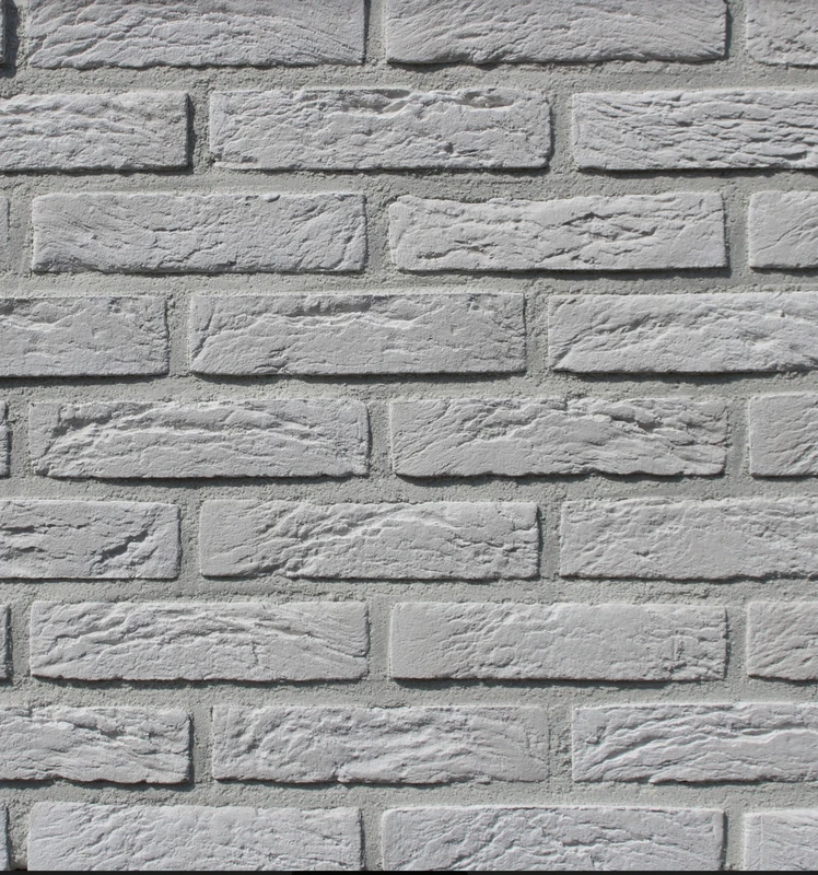 Плитка ручного формування Loft Brick Колекція Стара Прага 01 Білий 209х49х14 мм