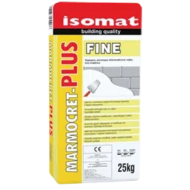 Полімерцементна водовідштовхувальна штукатурка Isomat MARMOCRET-PLUS Fine 25 кг, (207) Shell