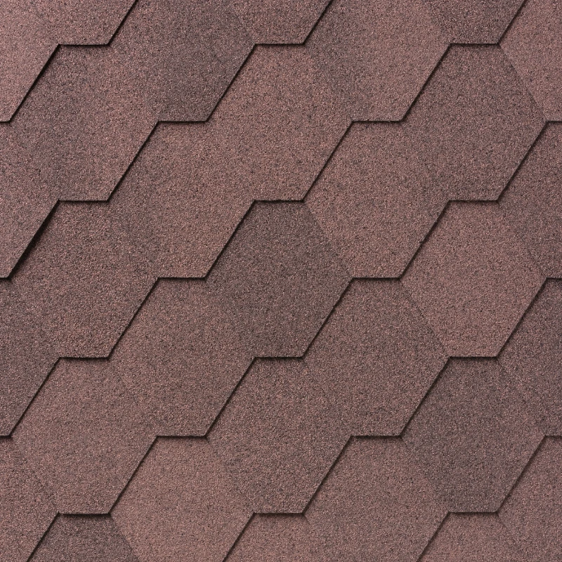 Битумная черепица IKO Superglass Нех 07 Dual Brown