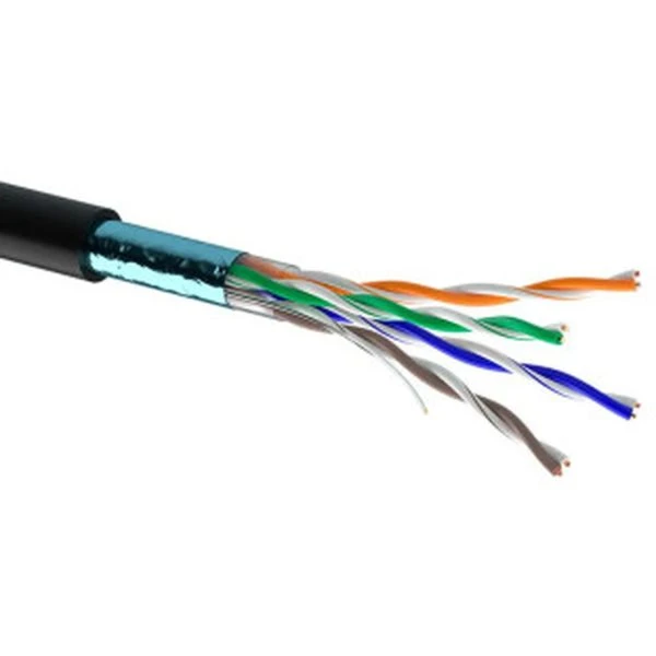 Кабель ЗЗЦМ FTP cat.5e AWG 4х2х0,51 100МГц (бухта 305м) серый