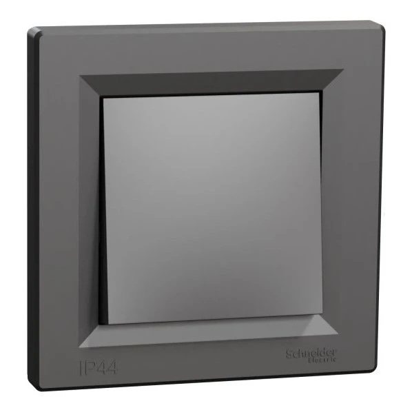 Вимикач Schneider Electric 1-кл. внутр. IP44 "ASFORA" антрацит (C3) 