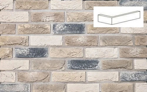 Кутові елементи Loft Brick Колекція Краса Традицій Квебек 192/81х65х15мм