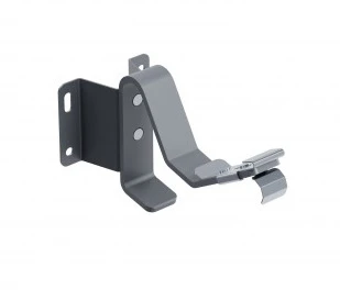 Крюк торцевой скритий Flamingo IQ система 135/80 RAL 7016 Антрацит