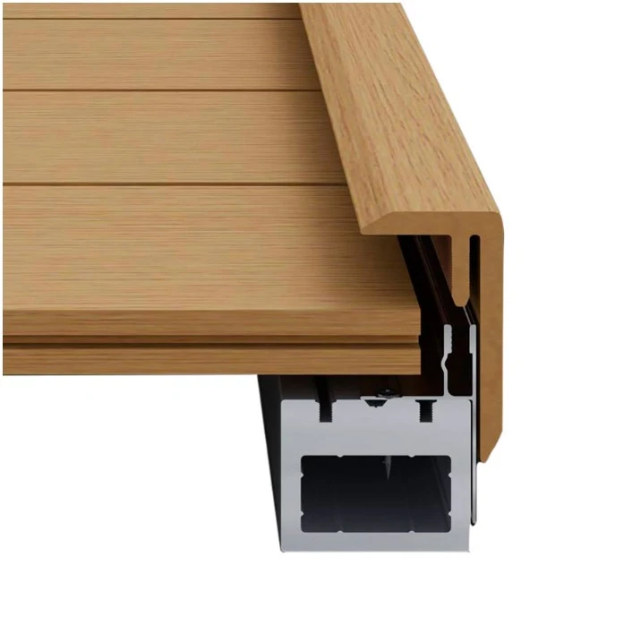F-профіль Legro Ultra Naturale (WPC + алюм.) Maple 70х40х2500 mm