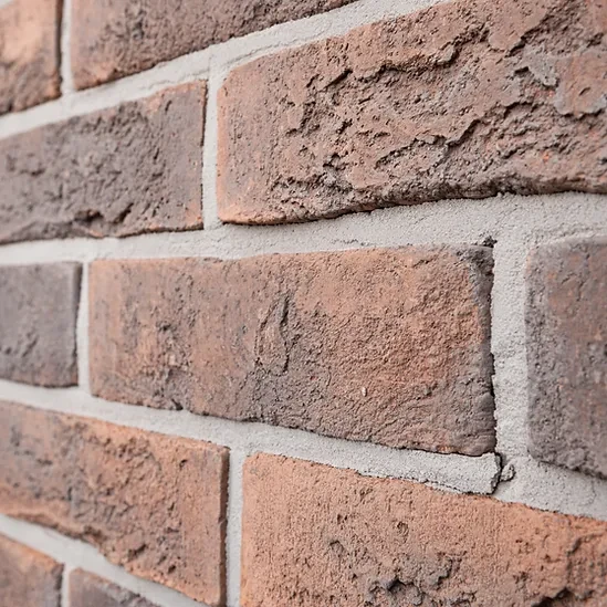 Плитка ручного формування Loft Brick Колекція Бельгійська 02 Коричнево-бордовий з підпалом 240х71х15мм