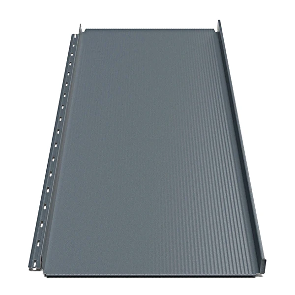 Клікфальц RUUKKI Classic Design 355 C/M + Sound ins. Green Coat Pural mat BT 0,50 мм RR23 Гірський сірий