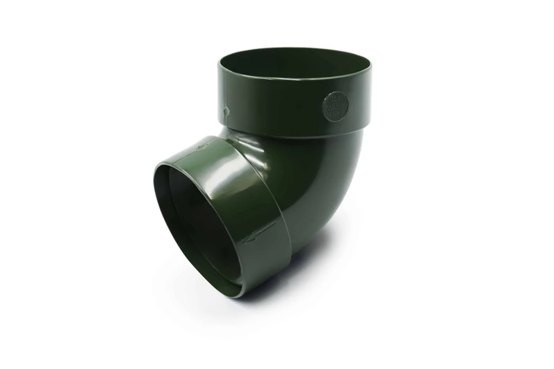 Отвод двумуфтовый RainWay система 90/75 67° RAL 6009 Зеленый