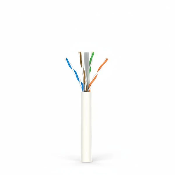 Кабель ЗЗЦМ UTP cat.6 AWG 4х2х0,57 250МГц (бухта 305м) КПВ-ВП сірий
