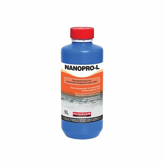 Гидрофобизирующая пропитка для защиты поверхностей от масел Isomat NANOPRO-L 1 л, прозрачно-белый