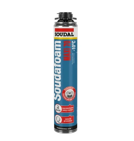 Пена монтажная зимняя Soudal Soudafoam MAXI 70 870мл