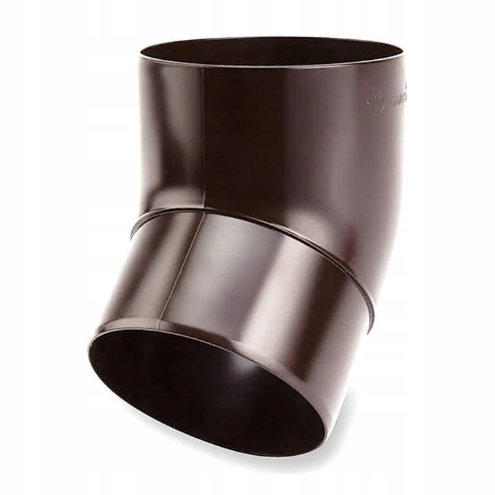 Коліно Galeco PVC система 130/100 45° RAL 8017 Шоколадно-коричневий