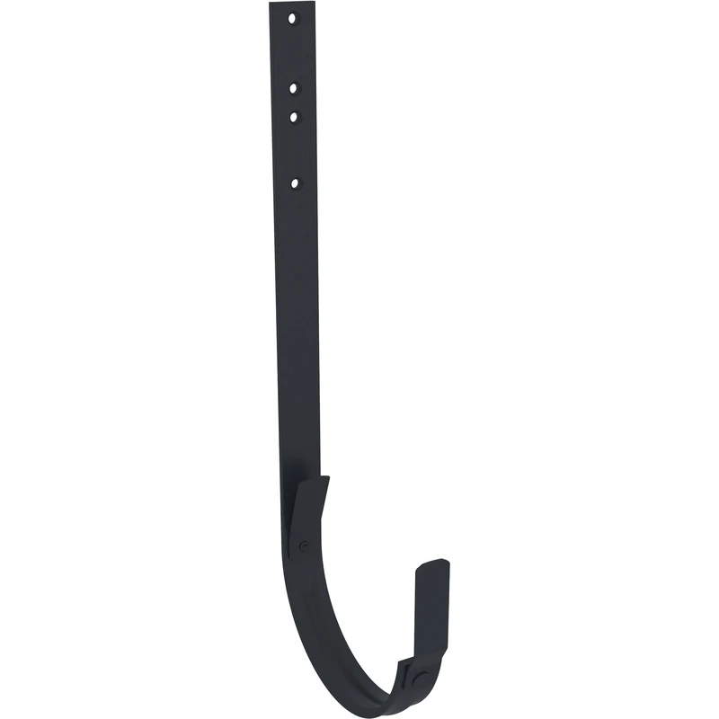 Крюк длинный с усиленным швом Zambelli Robust система 105/80 RAL 7016 Антрацит