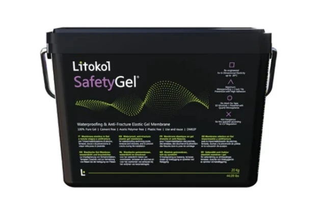 Водонепроникна та антитріщинна гелева мембрана Litokol SafetyGel® 10 кг