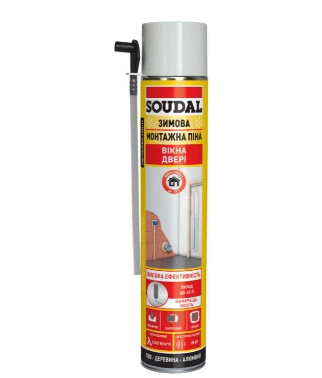 Піна монтажна зимова Soudal 750мл