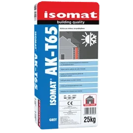 Полімерцементний клей для теплоізоляційних плит Isomat ISOMAT AK-T65 25 кг, сірий