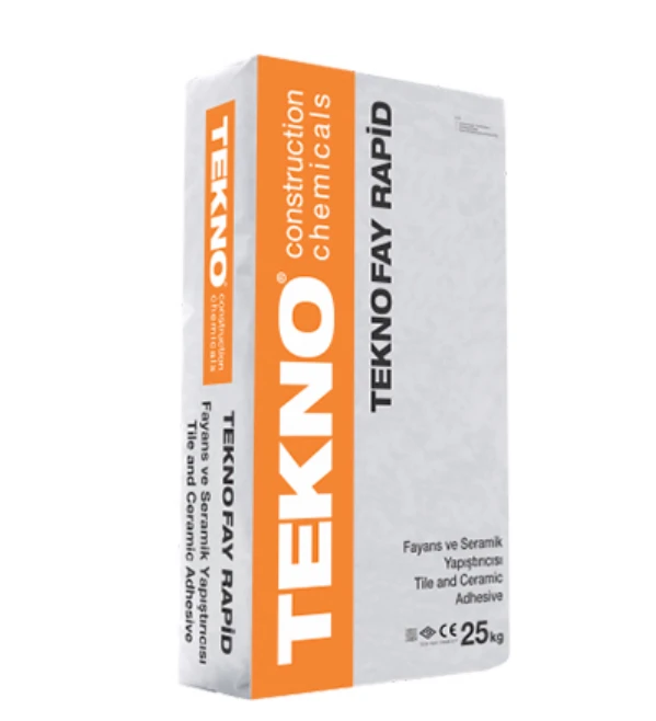 Клей для кераміки та граніту швидкотвердіючий TEKNO Teknofay Rapid C1FT 25 кг, Сірий