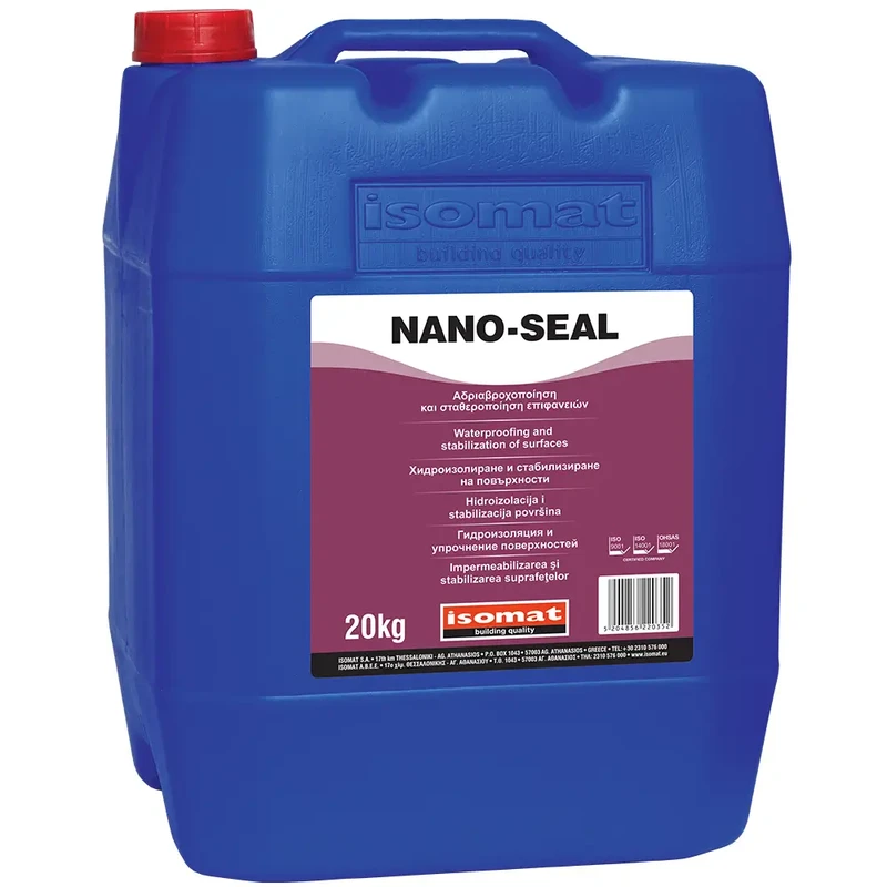 Просочення для гідрофобізації та зміцнення поверхні Isomat NANO-SEAL 20 кг, світло-блакитний